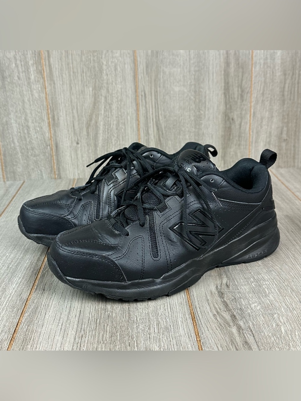 New Balance 608 Slip Resistant Shoes Mens 10.5 4E Black MX/WX608ABS